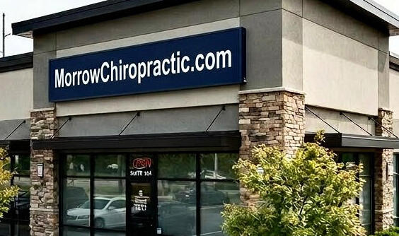Morrow Chiropractic MorrowChiropractic.com signage
